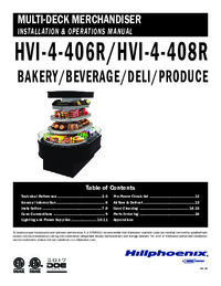 HVI-406R/S-408R/S | Self Service | Open Multi-Deck Radius Island